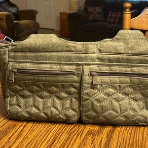 Lug Gray Multi Pocketed Purse